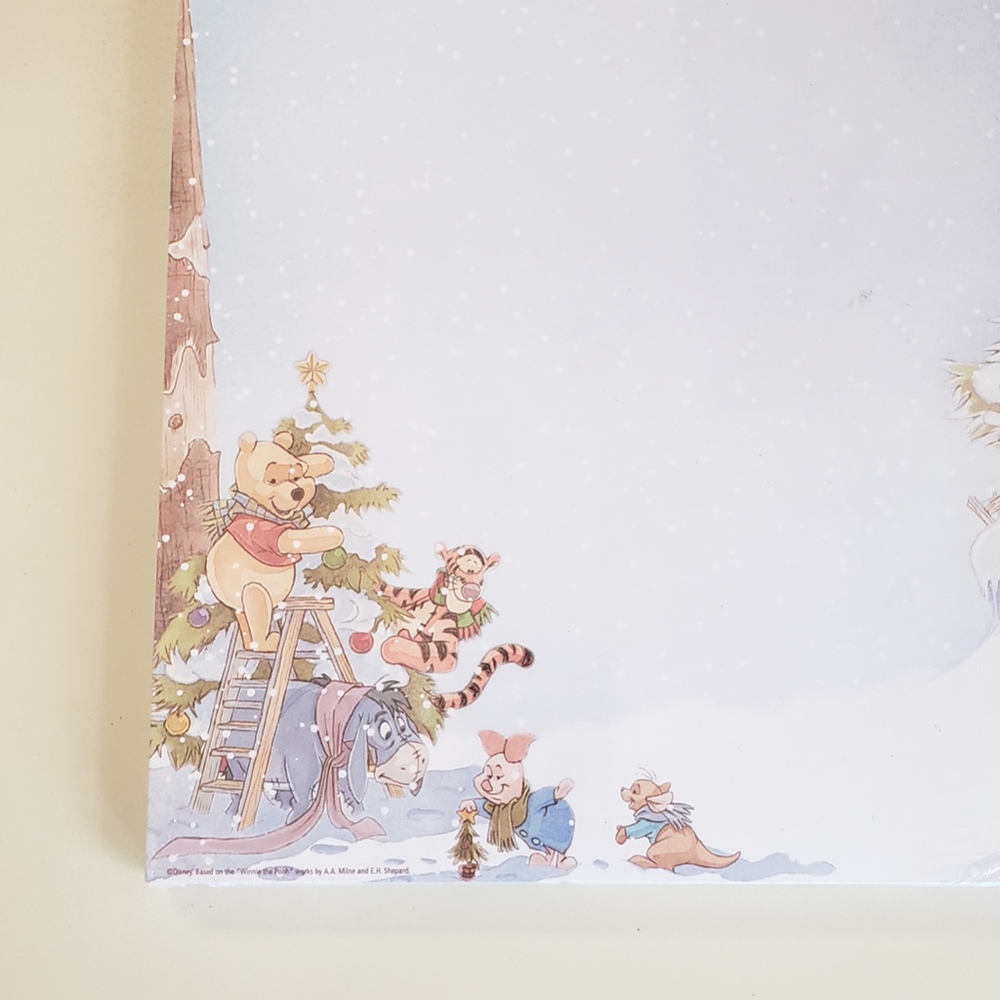 Christmas Winnie the Pooh Tigger 100 Ct Stationery - Picture 6 of 7